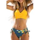 Cupshe Damen Bikini Set Wickeloptik
