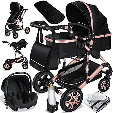 kinderwagen sets Cybex Kinderwagen-Set 'Priam Style' Sepia Black