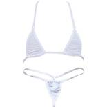 Tiaobug Damen Micro-Bikini-Set