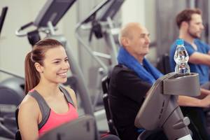 Training auf einem Kettler Ergometer