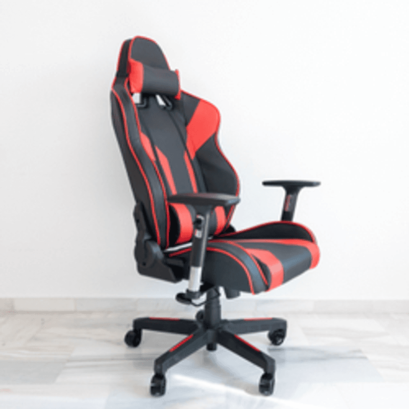 gaming-stuhl in rot-schwarz